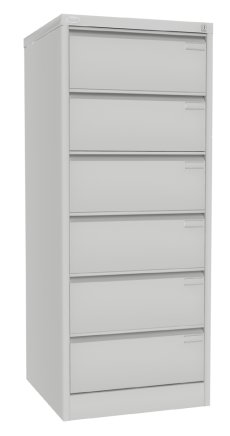 Six-drawer filing cabinet Szk 318/6 Sis for B5 format - 1