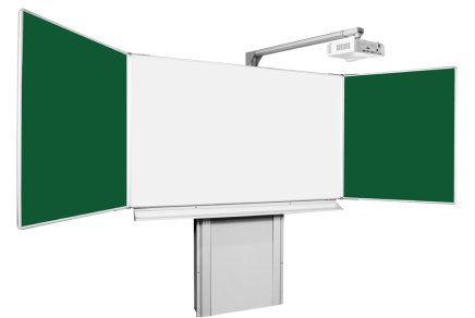 Triptych ZZBZZ set on stand + arm for projector (2 models) - 1