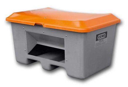 Container for winter sprinkles 400 l - with opening, with pockets - 1
