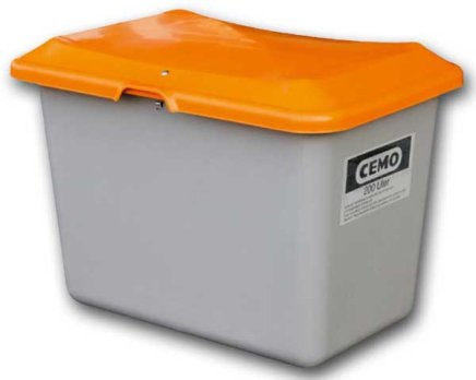 Container for winter sprinkles 200 l - without opening, pockets - 1
