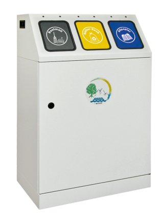 Waste bin for sorted waste TRIPLEX - 1