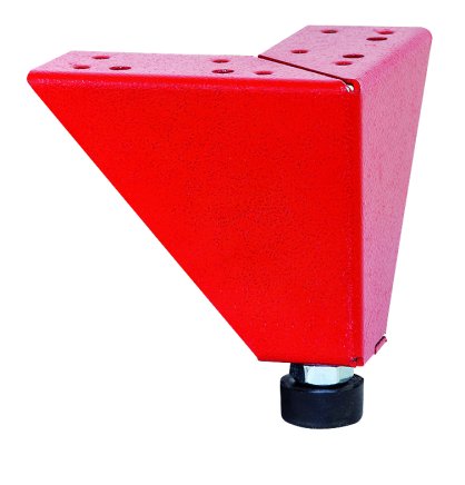 Feet with leveling, 4 pcs., RAL 3000, height 100 mm - 1