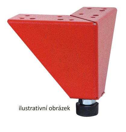 Feet with leveling, 4 pcs., RAL 9005, height 100 mm - 1