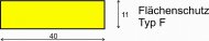 Protective polyurethane profile 11 x 40mm - 5