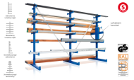 Double-sided tree rack type 97850 - 3