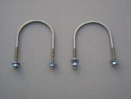 Bracket for attaching the trash can to the post