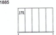 Double-sided bicycle rack KLASIK 1885 - 2