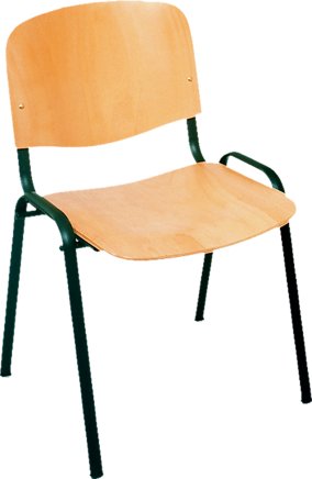 ISO wooden conference chair - 1