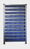 Rack with crates 100 x 230 mm - 44 pcs (4 models) - 1