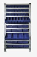 Rack with crates 100 x 230 mm - 24 pcs, 100 x 115 mm - 40 pcs (4 models) - 3