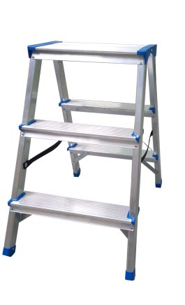 Double-sided aluminum steps DR(150)ALDD-3 - 1