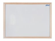 One-piece magnetic board, wooden frame 40 x 60 cm
