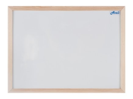 One-piece magnetic board, wooden frame 40 x 60 cm - 1