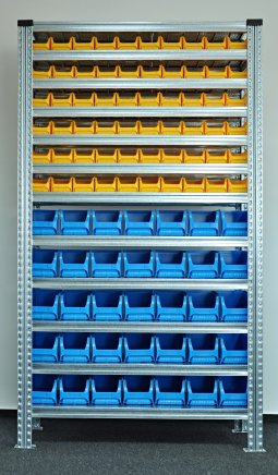 Rack with plastic boxes 877851009_VAR_2 - 1