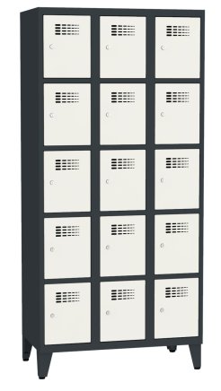 Sus 335 W divided wardrobe, width 900 mm - 6