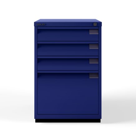 Bisley 1F3E metal filing cabinet - 1