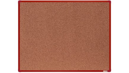 Notice board with a quality cork surface 1200 x 900 mm - 2