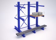 Cantilever rack - single-sided corbel base KJZ251380 - 3