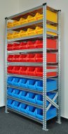 Rack with plastic boxes 877851017_VAR_7 - 2