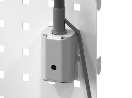 Attachment to the EKU7 perforated panel - 1