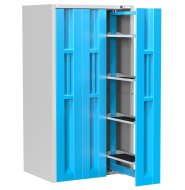 Workshop cabinet with sliding doors and shelves VSD1