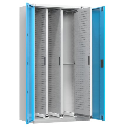 Workshop cabinet with pull-out perforated panels VSP1 - 1
