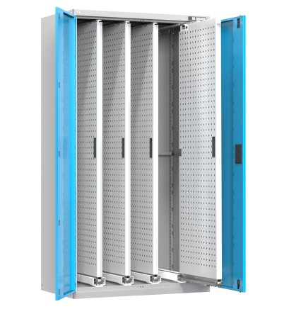 Workshop cabinet with pull-out perforated panels VSP2 - 1