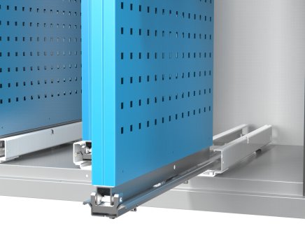 Workshop cabinet with pull-out perforated panels VSP1 - 3