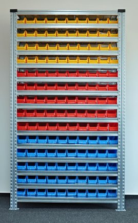 Rack with plastic boxes 877851019_VAR_7 - 1