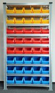 Rack with plastic boxes 877851017_VAR_7 - 1
