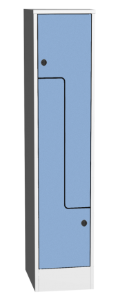 Wardrobe with HPL doors type SZS 41AH - 1