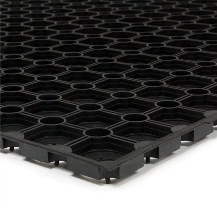 Rubber cleaning entrance mat Honeycomb (3 models) - 2