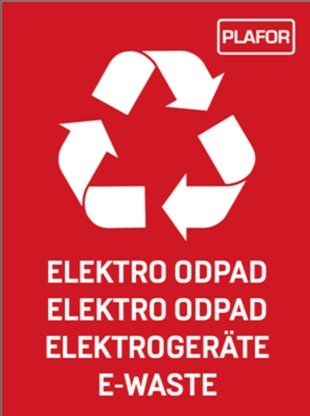 Plastic trash can QUATRO 659-03 - 2