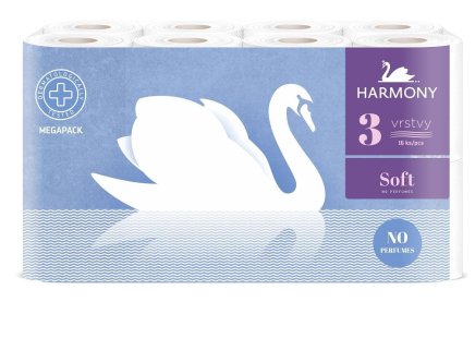 Harmony Soft toilet paper 3 x 16 pieces - 1