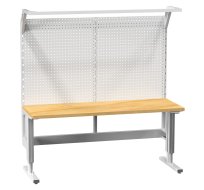 Electrically adjustable table with extension (2 models)