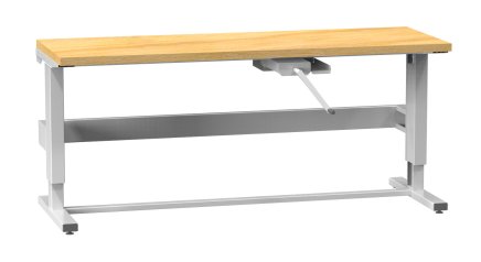 Adjustable table 20ERGO12 - width 2500 mm - 1
