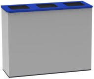 Metal waste bin KOS 1295 complete - 1