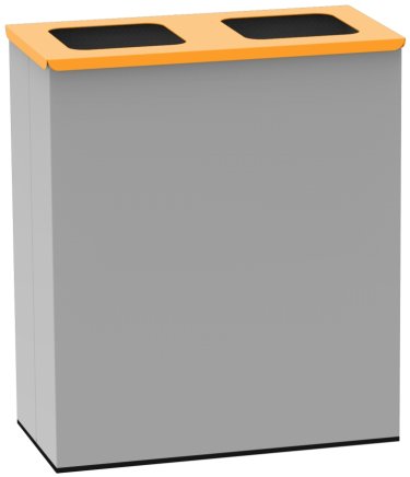 Metal waste bin KOS 1301 complete - 1