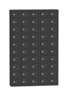 Metal cabinet with 50 lockable boxes - 1
