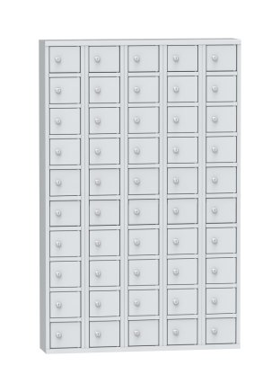 Metal cabinet with 50 lockable boxes - 4