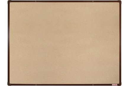 Notice board with textile surface 1200 x 900 mm - 1