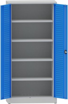 Workshop cabinet with shelves - 1