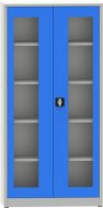 Metal filing cabinet with Plexiglas glass door (15 models)