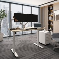 Electrically height-adjustable table, width 1200 mm - 2