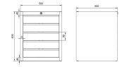 Hanging desk drawer container DUK_03_B - 5