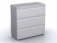 File cabinets with individually lockable drawers