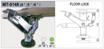 Standing fixed foot MT-5148SV - 1