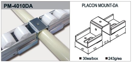 Roller track holder type PM-4010DA - 1