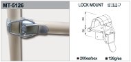 Pipe connecting hook with lock MT-5126