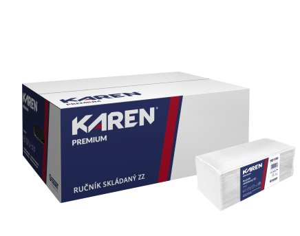 Paper towels Karen ZZ 3000 Premium E 20 x 150 pieces - 1